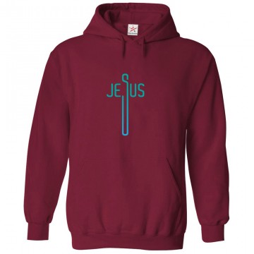 Jesus Classic Religious Unisex Kids and Adults Pullover Hoodie